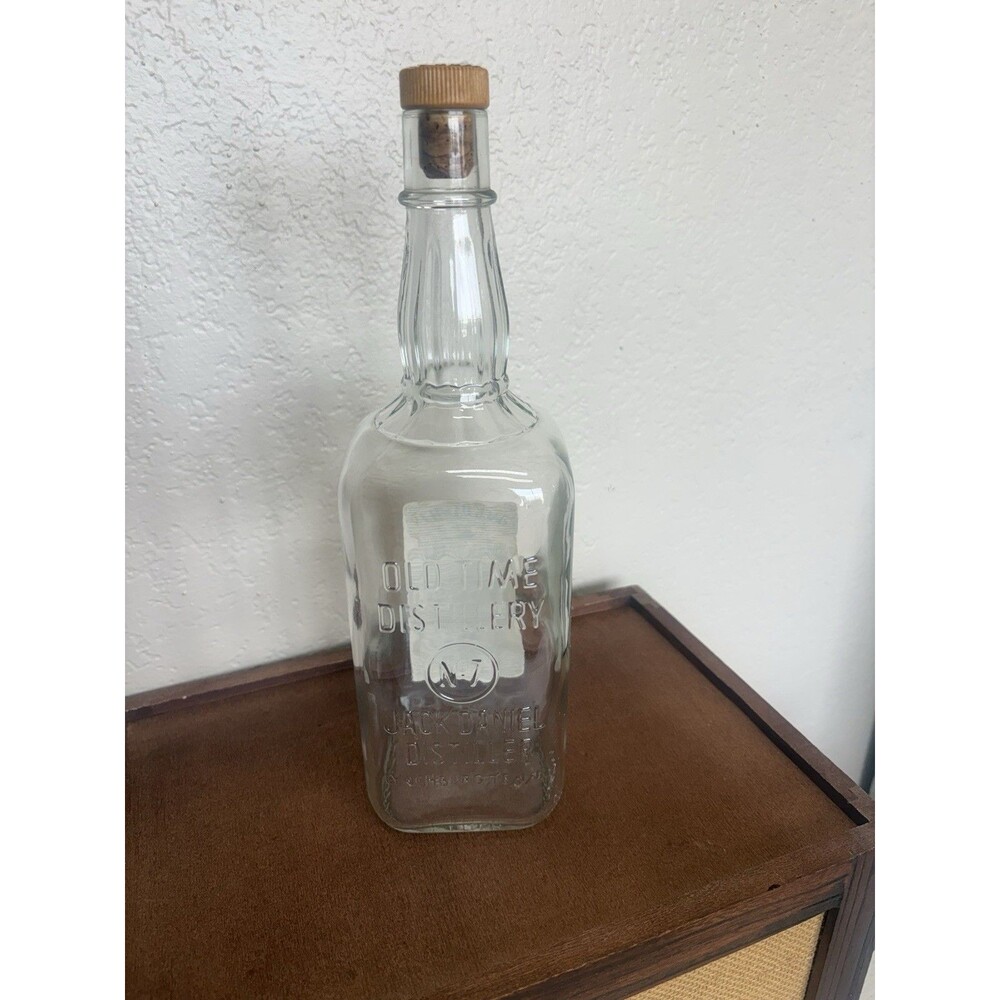 Jack Daniel's 1895 Replica Clear Advertising Distillery Bottle Reproduction